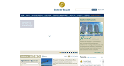 Desktop Screenshot of luxurybeach.com